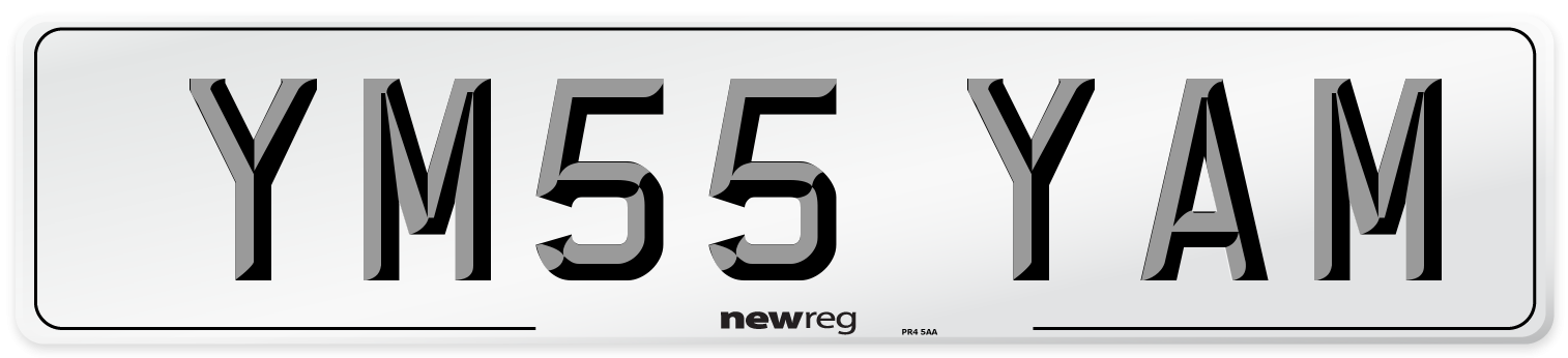 YM55 YAM Number Plate from New Reg